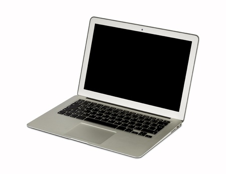 Laptop isolated on white background