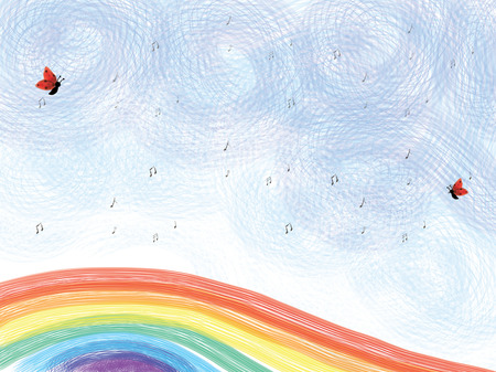 青い空の音符とカラフルな虹の蝶を追いかけて幸せな女の子の図面が図 ファンタジー 夢 幸せ 漫画 メロディー 夢の国のアイデア アート テンプレート デザイン の写真素材 画像素材 Image 青い空の音符とカラフルな虹の蝶を追いかけて幸せな女の子の図面が図 ファンタジー 夢 幸せ 漫画 メロディー 夢の国のアイデア アート テンプレート デザイン の写真素材 画像素材 Image