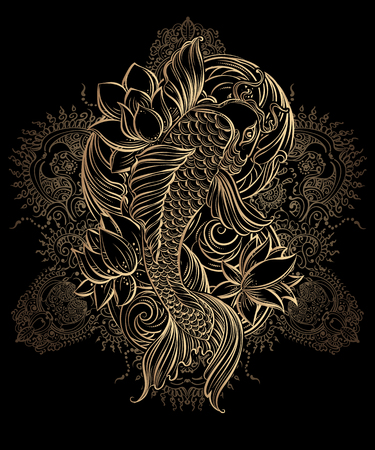 鯉 のイラスト素材 ベクター 123rf