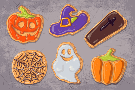 a set of gingerbread cookies on the theme of halloween stock vector 83587075 - Halloween Gingerbread Cookies a set of gingerbread cookies on the theme of halloween stock vector 83587075 - Halloween Gingerbread Cookies