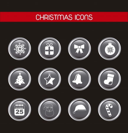 christmas buttons over black background vector illustration stock vector 16287392 - Christmas Buttons christmas buttons over black background vector illustration stock vector 16287392 - Christmas Buttons