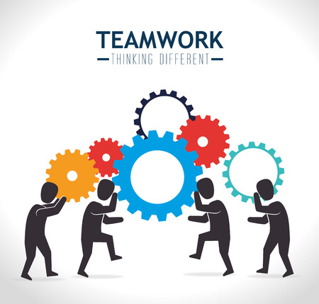 チームワークのデザイン ベクトル イラスト のイラスト素材 ベクタ Image チームワークのデザイン ベクトル イラスト のイラスト素材 ベクタ Image