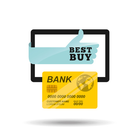 Credit card design vector illustration eps10 graphic
