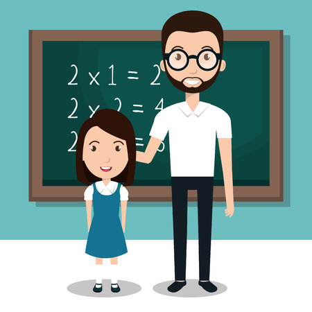 学生学校教師のアイコン ベクトル イラスト デザインのイラスト素材 ベクタ Image