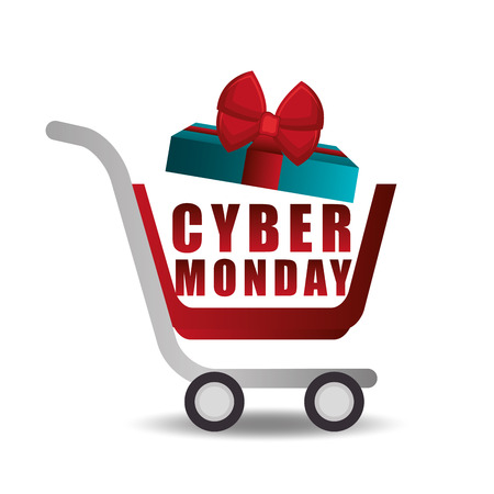 Cyber Monday Shopping Stock Vector Illustration and Royalty Free Cyber  Monday Shopping Clipart