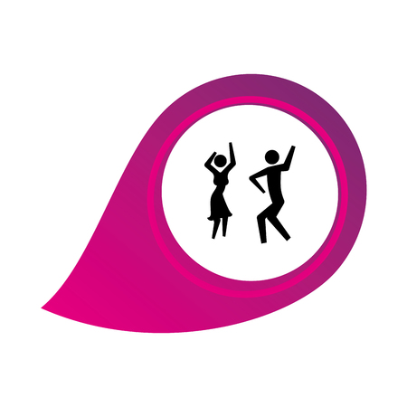 モノクロ シルエット絵文字カップル ダンスのベクトル図のイラスト素材 ベクタ Image モノクロ シルエット絵文字カップル ダンスのベクトル図のイラスト素材 ベクタ Image