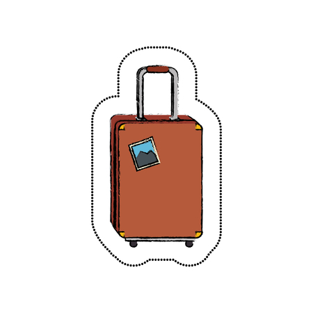 旅行かばんのアイコン ベクトル イラスト デザインを分離しました のイラスト素材 ベクタ Image 74495561