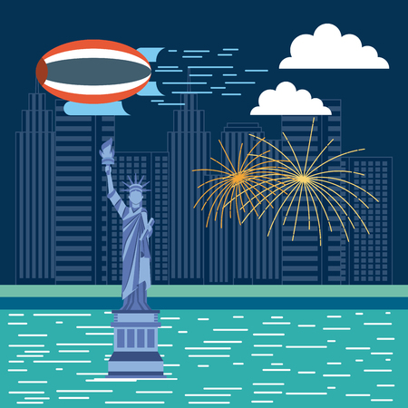 ニューヨーク自由の女神関連画像ベクトル イラスト デザインのイラスト素材 ベクタ Image