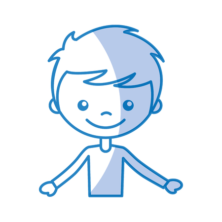 かわいい男の子の文字アイコン ベクトル イラスト デザインのイラスト素材 ベクタ Image