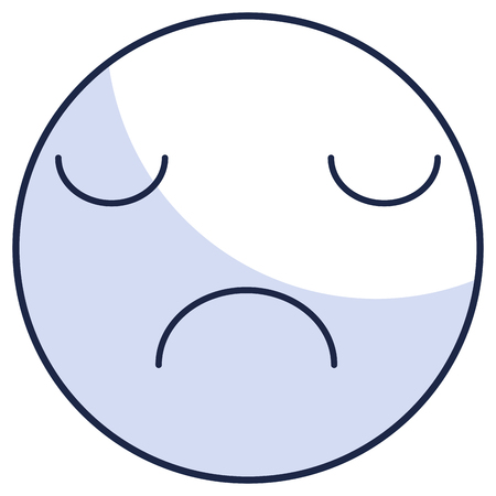 かわいい円顔絵文字文字ベクトル イラスト デザインのイラスト素材 ベクタ Image