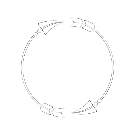 装飾的な矢自由奔放に生きるスタイル ベクトル イラスト デザインのイラスト素材 ベクタ Image