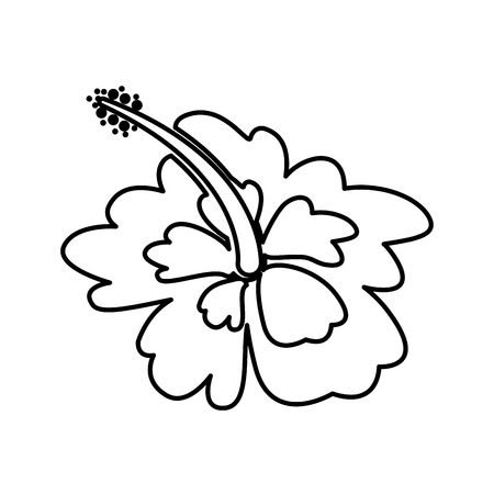 かわいい夏の花アイコン ベクトル イラスト デザイン のイラスト素材 ベクタ Image