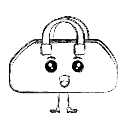 ジム バッグかわいい文字ベクトル イラスト デザイン のイラスト素材 ベクタ Image