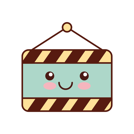 建設旗かわいい文字ベクトル イラスト デザイン のイラスト素材 ベクタ Image