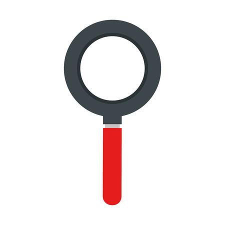 虫眼鏡アイコン ベクトル イラスト デザインを分離しました のイラスト素材 ベクタ Image