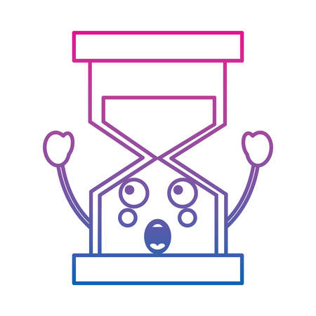 砂時計タイム驚き可愛いキャラクターベクトルイラスト のイラスト素材 ベクタ Image 砂時計タイム驚き可愛いキャラクターベクトルイラスト のイラスト素材 ベクタ Image