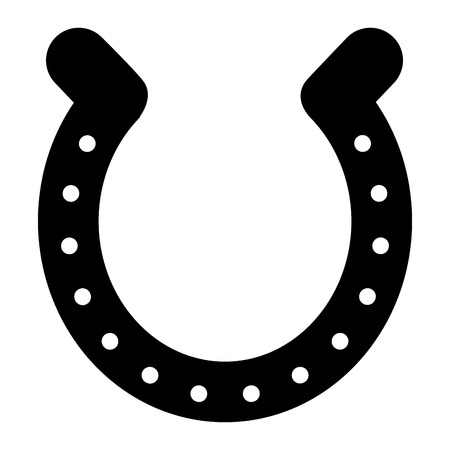 Black Horseshoe Stock Illustrations, Cliparts and Royalty Free Black  Horseshoe Vectors