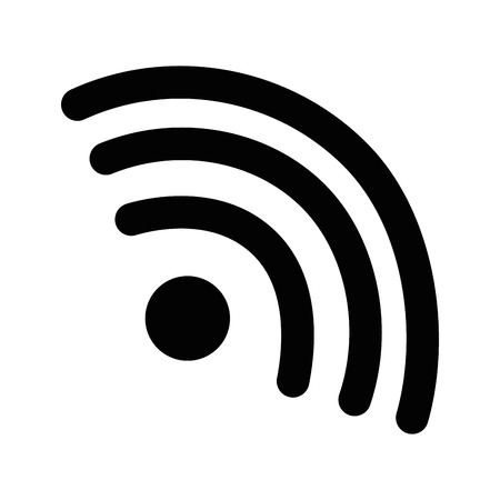 wifi waves signal icon vector illustration design royalty free