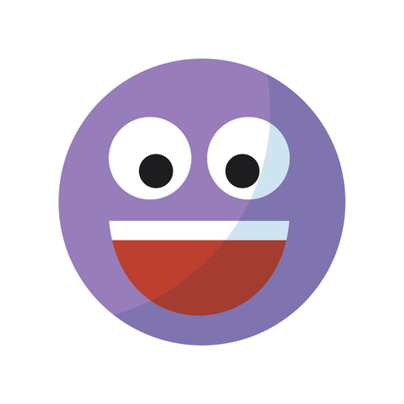 笑顔絵文字笑う幸せなアイコンベクトルイラスト色描画デザインのイラスト素材 ベクタ Image