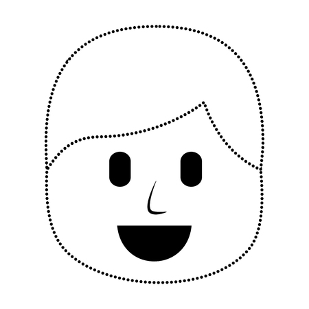 点線画像で表現ベクトルイラストを笑うキャラクターマンのイラスト素材 ベクタ Image 点線画像で表現ベクトルイラストを笑うキャラクターマンのイラスト素材 ベクタ Image
