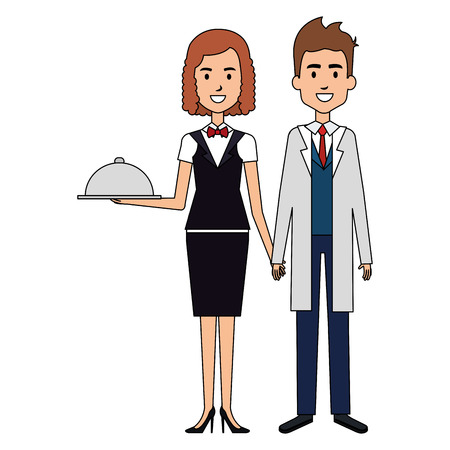 女性ウェイターアバターキャラクターベクトルイラストデザイン のイラスト素材 ベクタ Image 女性ウェイターアバターキャラクターベクトルイラストデザイン のイラスト素材 ベクタ Image