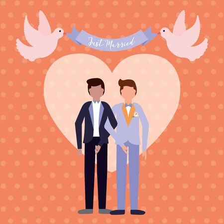 Posters of gay marriage