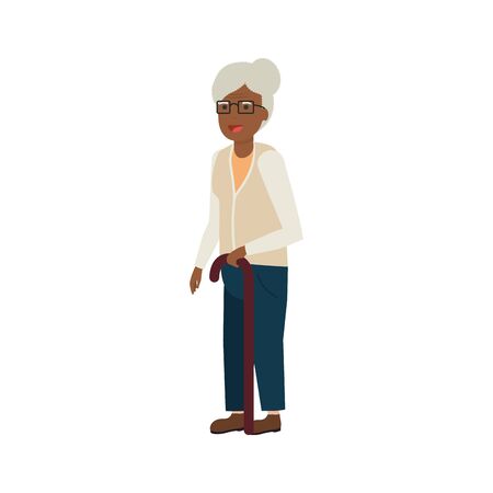Afrikaner Granny Cartoon Doppelter