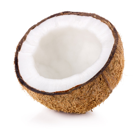 coconut: dừa bị cô lập trên nền trắng. Kho ảnh