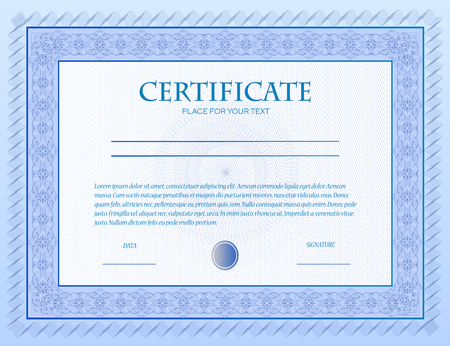 illustration of a custom certificate template with guilloche stock vector 79331681 - Customizable Certificate Template illustration of a custom certificate template with guilloche stock vector 79331681 - Customizable Certificate Template