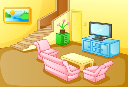 24 351 Living Room Cartoon Cliparts Stock Vector And Royalty Free Living Room Cartoon Illustrations