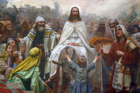 La Entrada Triunfal De Jesús En Jerusalén Fotos, Retratos, Imágenes Y Fotografía De Archivo Libres De Derecho. Image 34966878.
