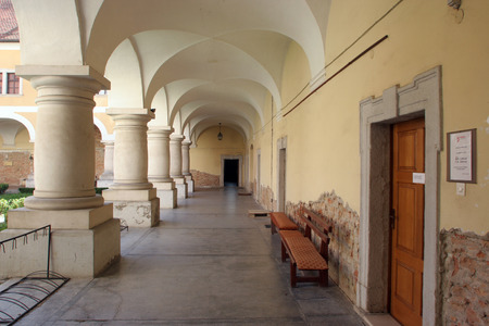 medieval cloisters and arches stock photo picture and royalty free