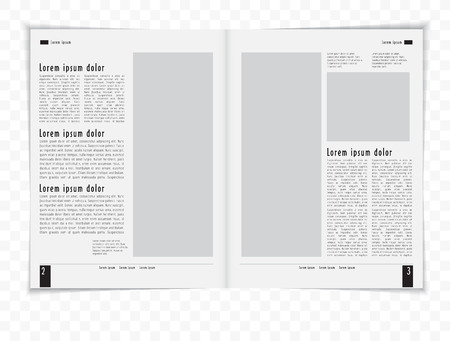 Layout Magazine Editable Vector Illustration Layout Magazine Editable Vector Illustration