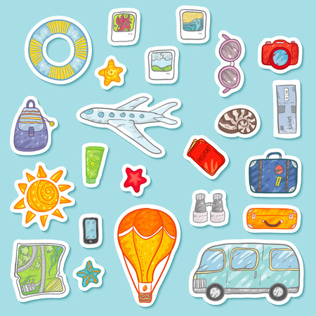 ベクトルの休暇を設定 輸送および旅行のものと白地に設定ベクトル イラスト 漫画の落書きスタイル 暑い夏の休日セット 夏のセット 夏の旅行 のイラスト素材 ベクタ Image ベクトルの休暇を設定 輸送および旅行のものと白地に設定ベクトル イラスト 漫画の落書きスタイル 暑い夏の休日セット 夏のセット 夏の旅行 のイラスト素材 ベクタ Image