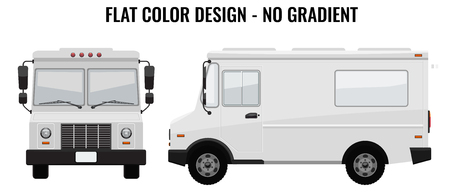 blank food truck template