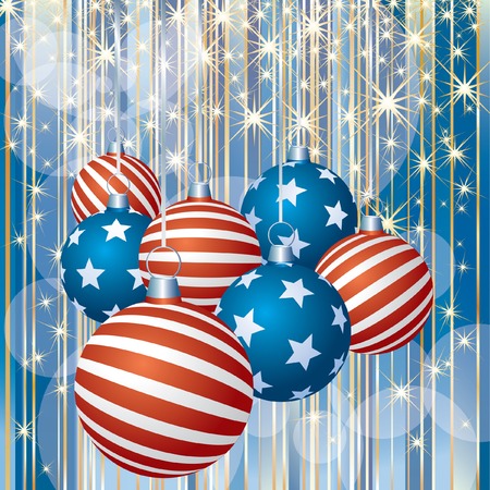 abstract christmas background with patriotic balls royalty free patriotic christmas background
