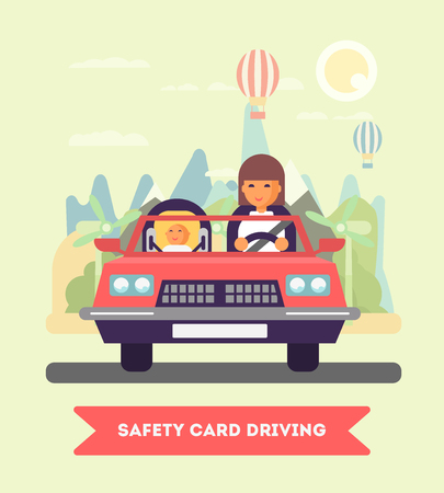 母と子の車の座席はベクトル フラットなデザインのイラストです 赤ちゃんが乗っています 安全運転 旅行に行きます フラットなデザイン イラスト エコ ライフ スタイル コンセプト のイラスト素材 ベクタ Image 母と子の車の座席はベクトル フラットなデザインのイラストです 赤ちゃんが乗っています 安全運転 旅行に行きます フラットなデザイン イラスト エコ ライフ スタイル コンセプト のイラスト素材 ベクタ Image