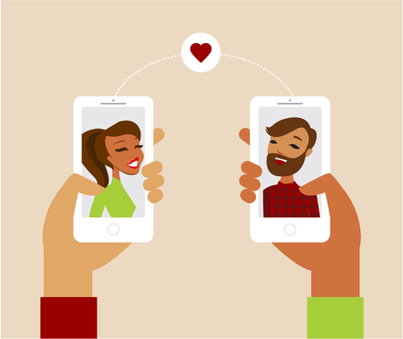 Interrassische Dating-App