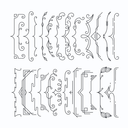 ライン単色グラフィカルかっこ 角かっこのセットです フレーム要素をアウトライン表示かっこ のイラスト素材 ベクタ Image ライン単色グラフィカルかっこ 角かっこのセットです フレーム要素をアウトライン表示かっこ のイラスト素材 ベクタ Image
