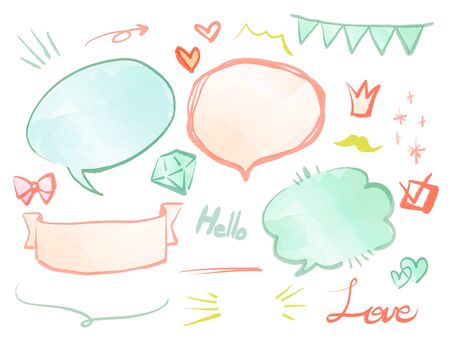 big word callout shapes